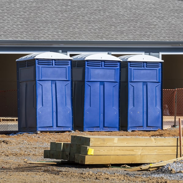 how often are the portable toilets cleaned and serviced during a rental period in Winfield PA